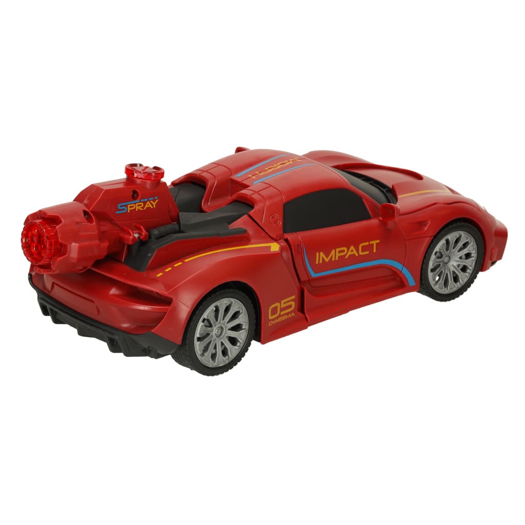 Samochód zdalnie sterowany Transformer Revolt TRANSFORMING ROBOT RACER czerwony