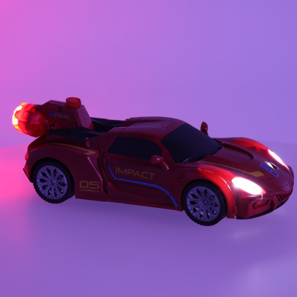 Samochód zdalnie sterowany Transformer Revolt TRANSFORMING ROBOT RACER czerwony