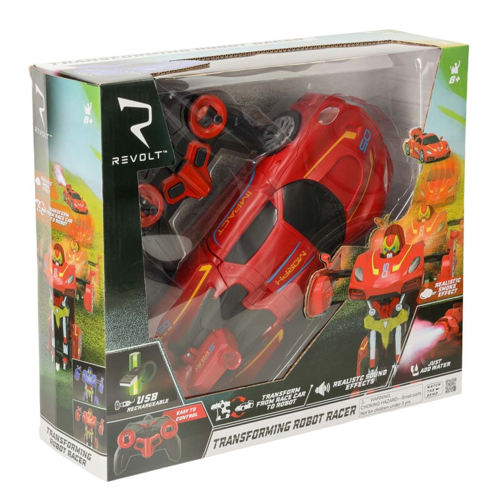 Samochód zdalnie sterowany Transformer Revolt TRANSFORMING ROBOT RACER czerwony